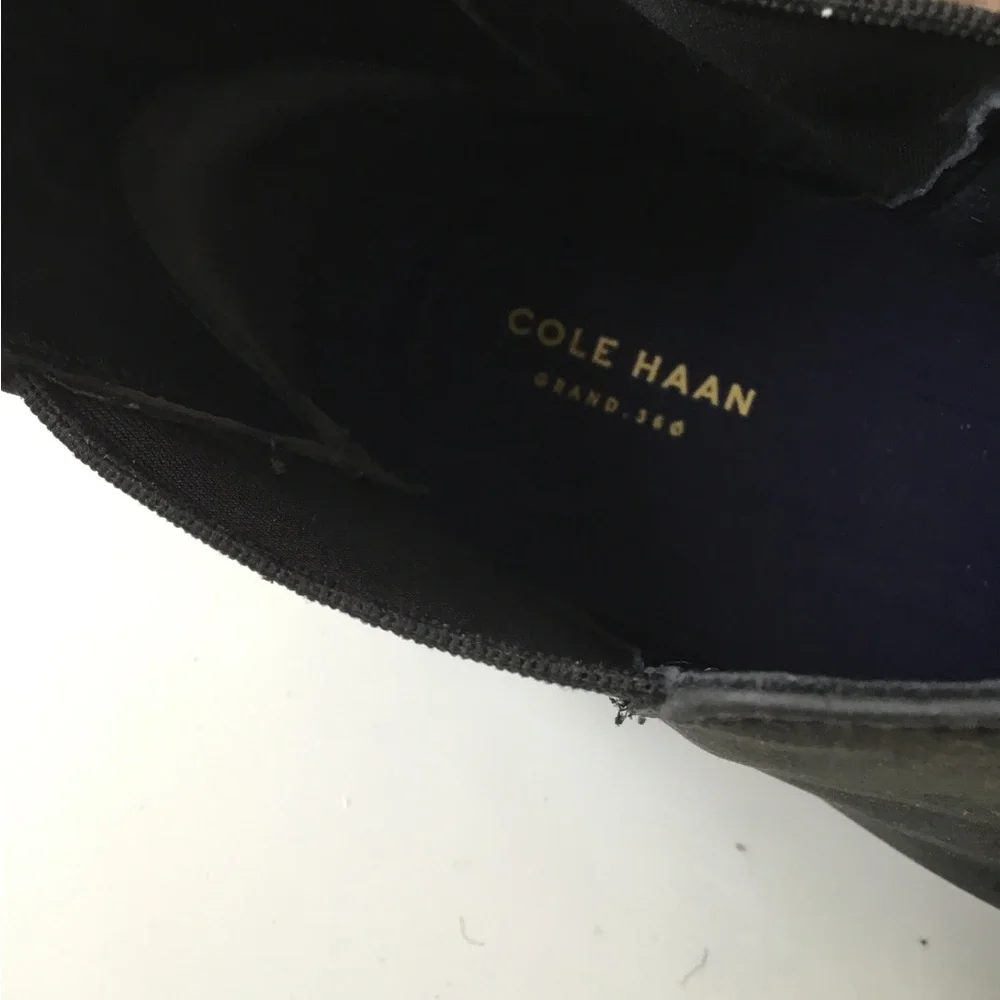 Cole Haan Black Men's Chukka Boot - Smooth Leather Slip-On